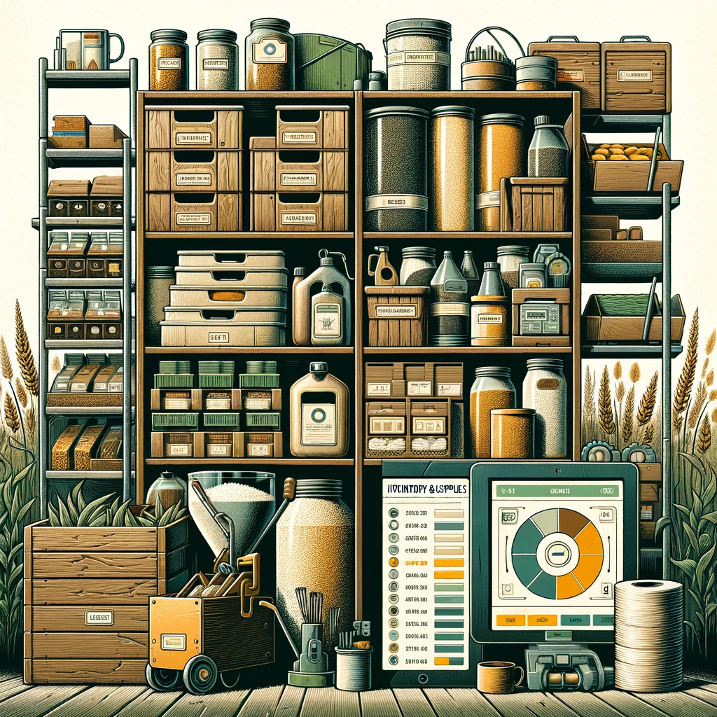 Digital illustration of Inventory and Supplies